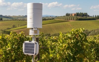 Stazione meteo professionale nel vigneto: uno strumento fondamentale per l’agricoltura di precisione